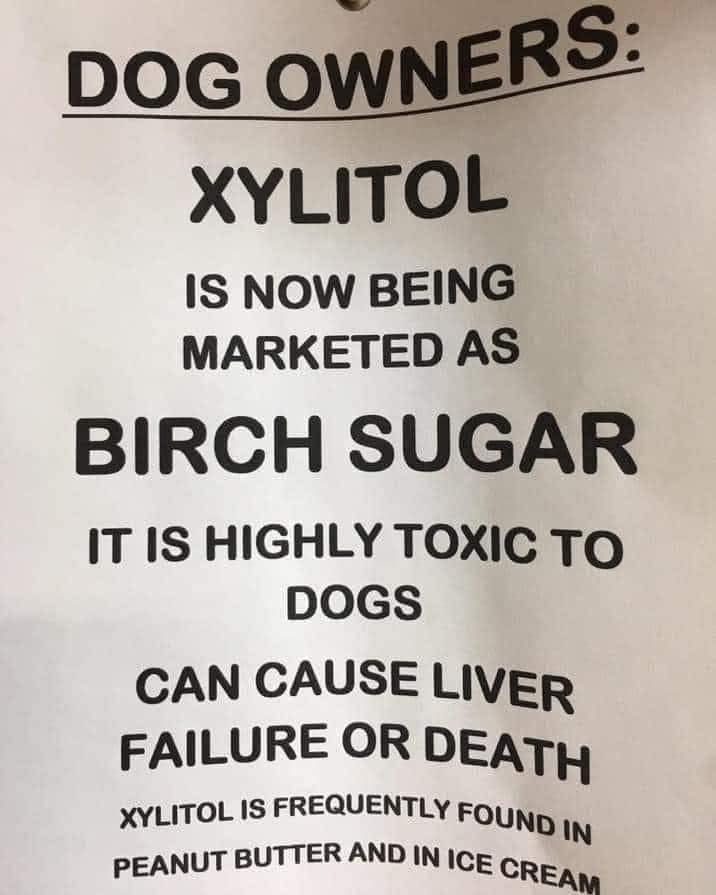 Xylitol is being marketed as Birch Sugar Meme circulating social media.
